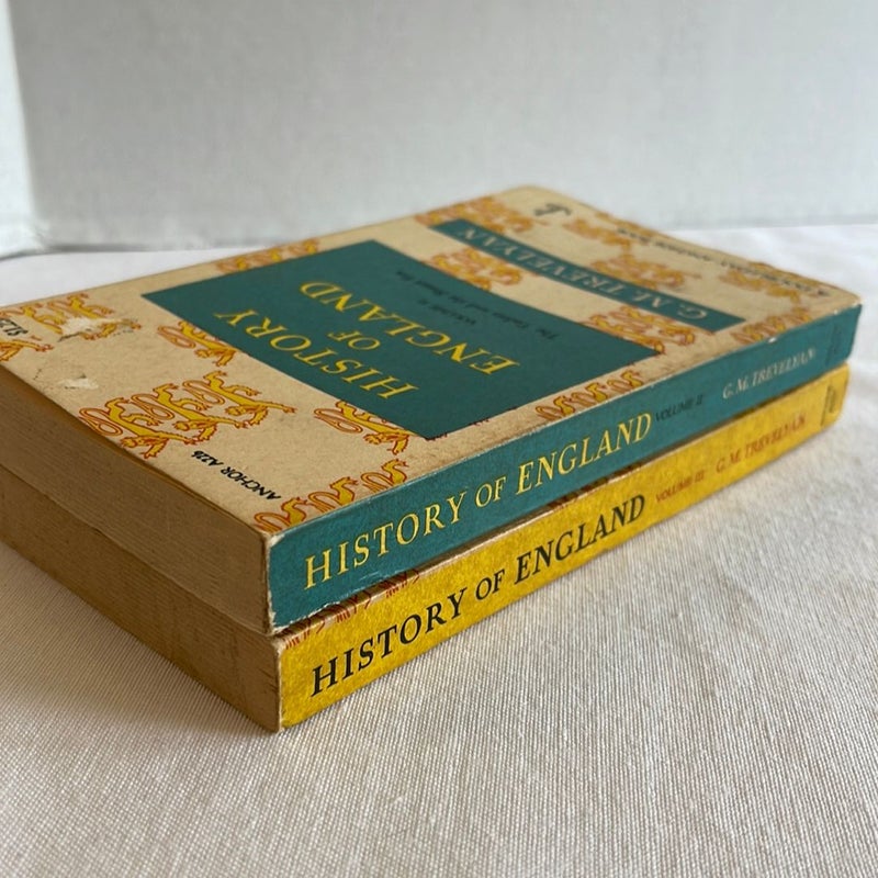 Vintage 1953 History of England volume 1-2