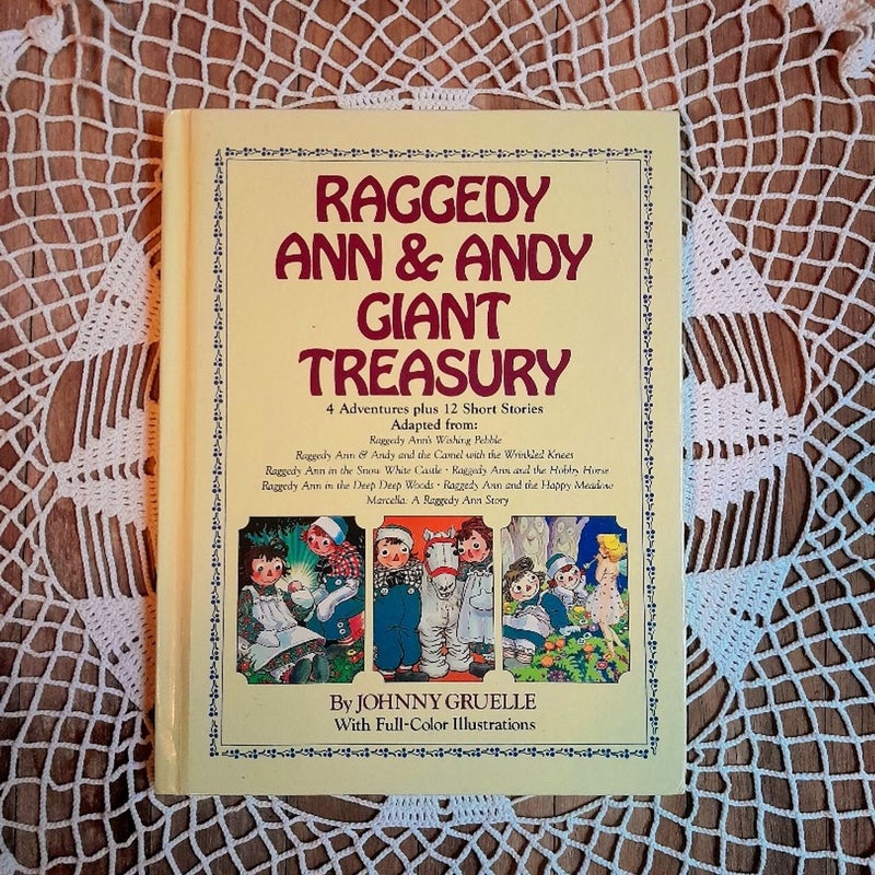 Vintage 90s Raggedy Ann and Andy Giant Treasury