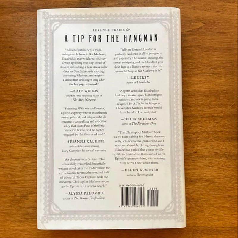 A Tip for the Hangman - First Edition