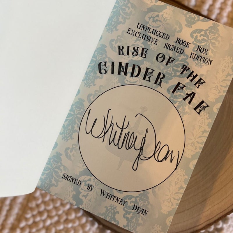 Rise of the Cinder Fae - Unplugged Book box
