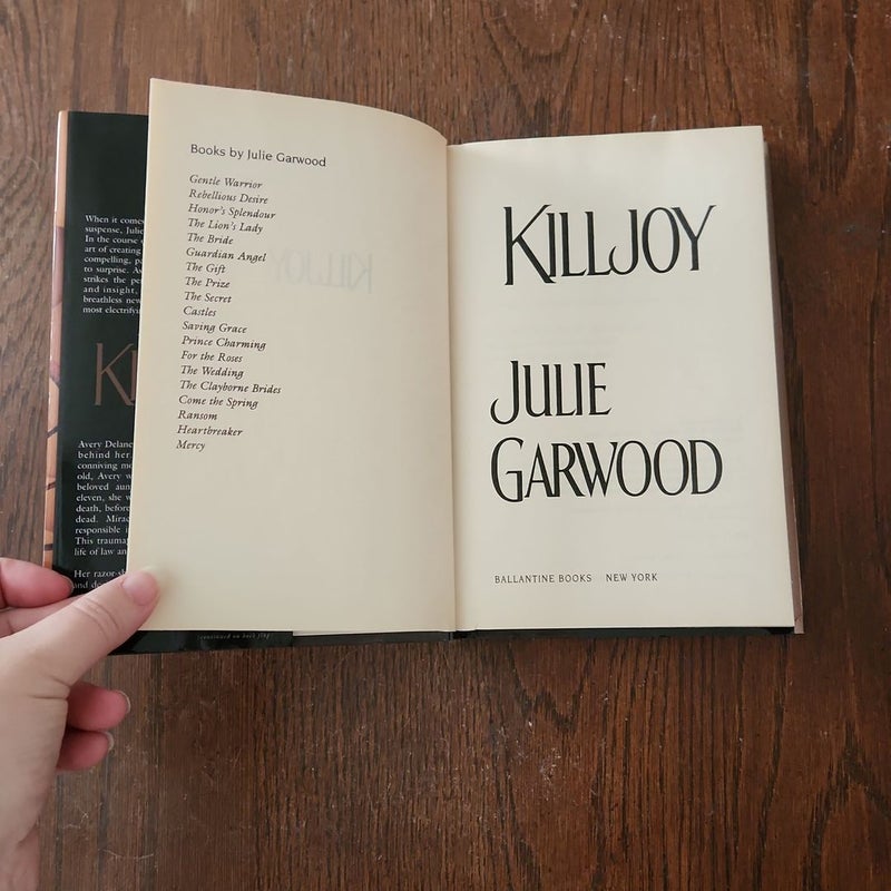 Killjoy (Book Club Edition)