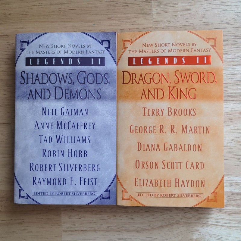 Legends II - 2 Volume Bundle: Shadows, Gods, and Demons;  Dragon, Sword, and King