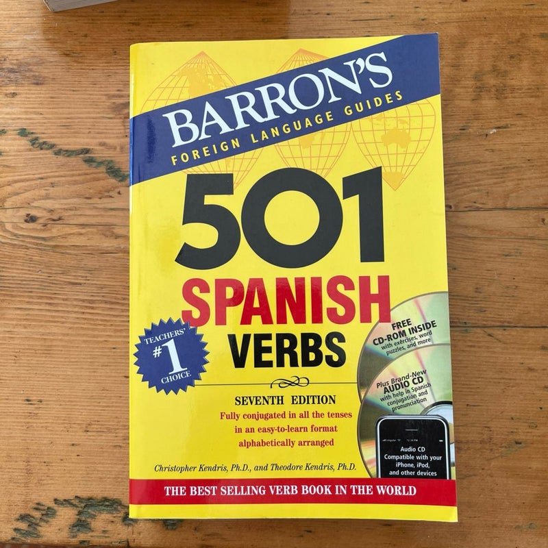 501 Spanish Verbs with CD-ROM and Audio CD