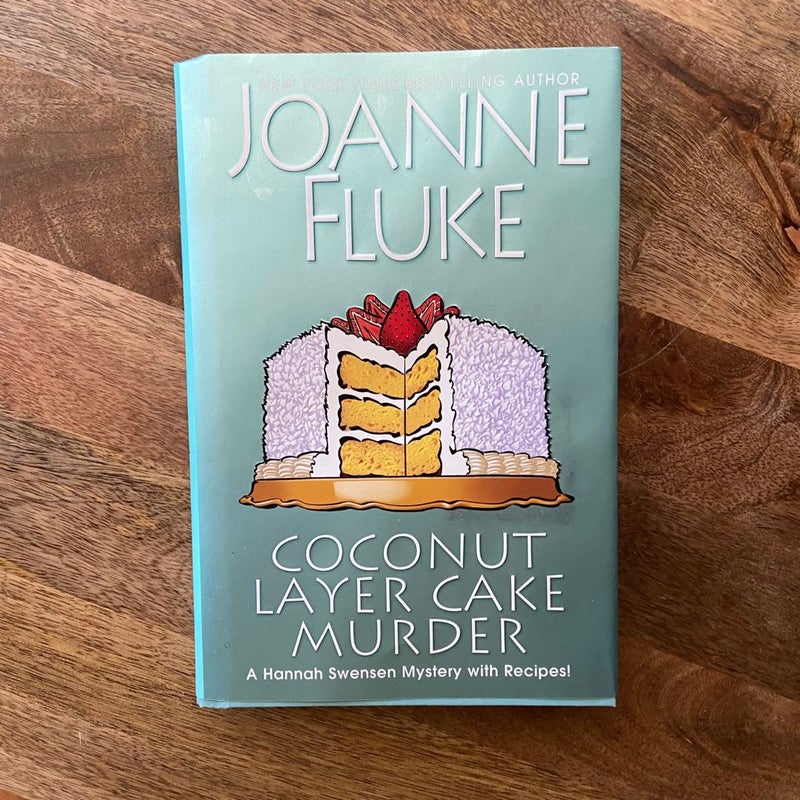 Coconut Layer Cake Murder signed copy