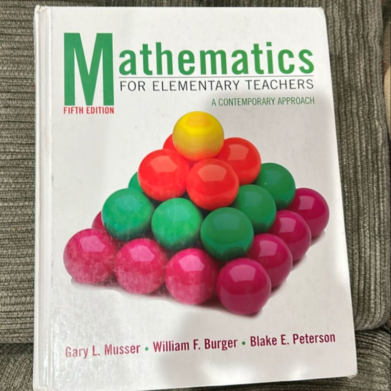 Mathematics for Elementary Teachers