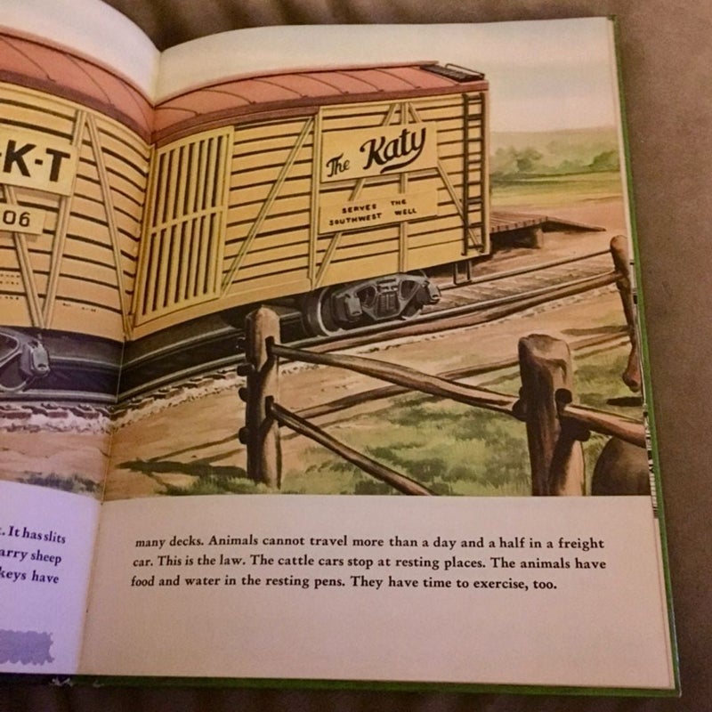 The Big Book Of Real Trains-Vintage 1963