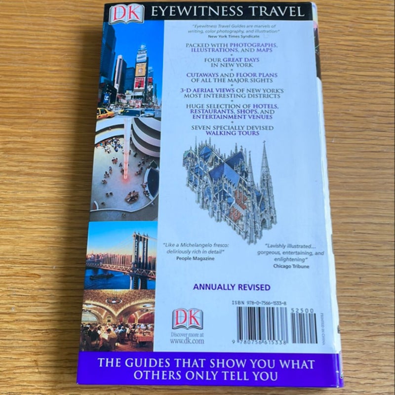 DK Eyewitness Travel Guide - New York