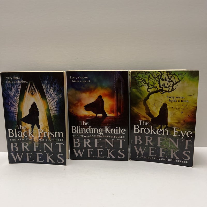 Lightbringer Series (Books 1-3) The Black Prism, The Blinding Knife, & The Broken Eye