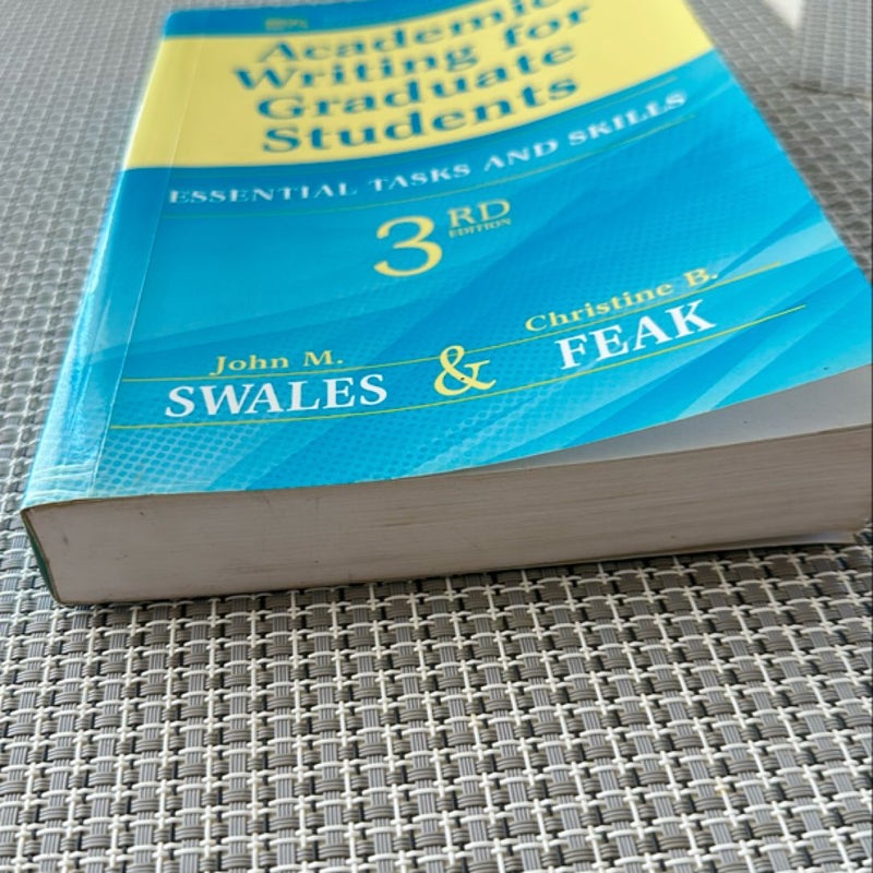 Academic Writing for Graduate Students