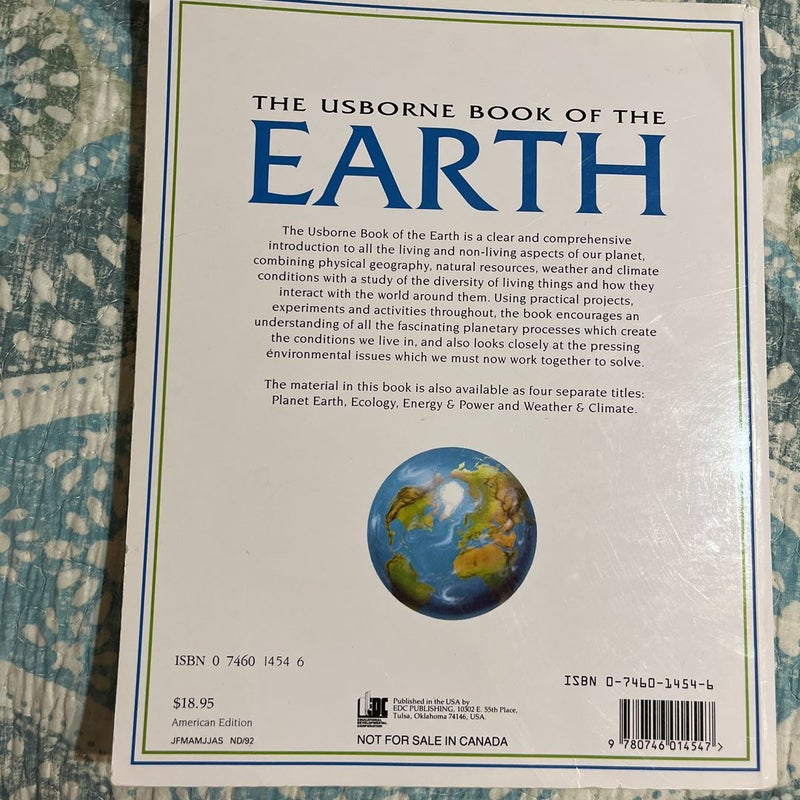 The Usborne Book of the Earth 