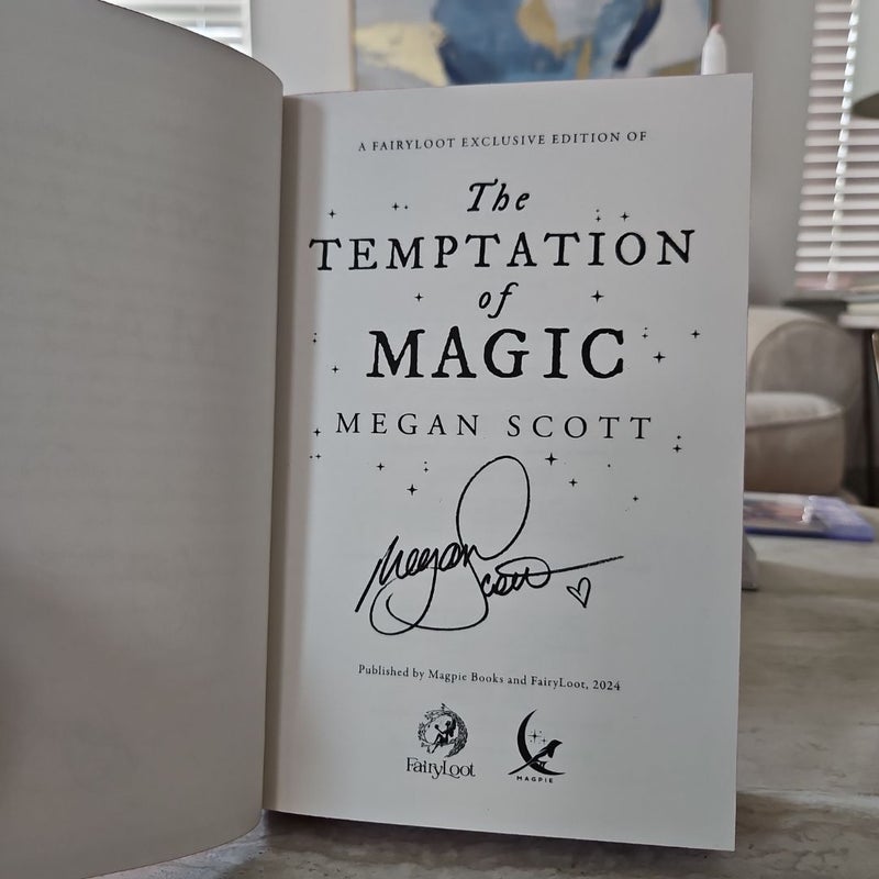 The Temptation of Magic - SIGNED FAIRYLOOT EXCLUSIVE EDITION