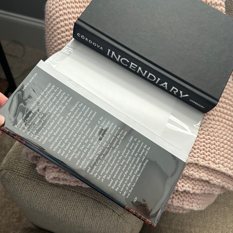 Incendiary SIGNED FIRST EDITION OWLCRATE