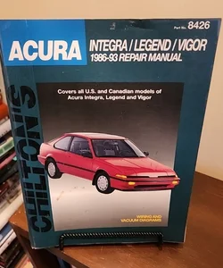 CH Acura Coupes and Sedans 1986-93