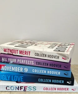 COLLEEN HOOVER paperback bundle 