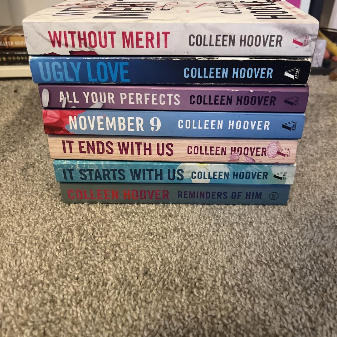 Colleen Hoover 3 Books Collection Set (November 9, Ugly Love, It