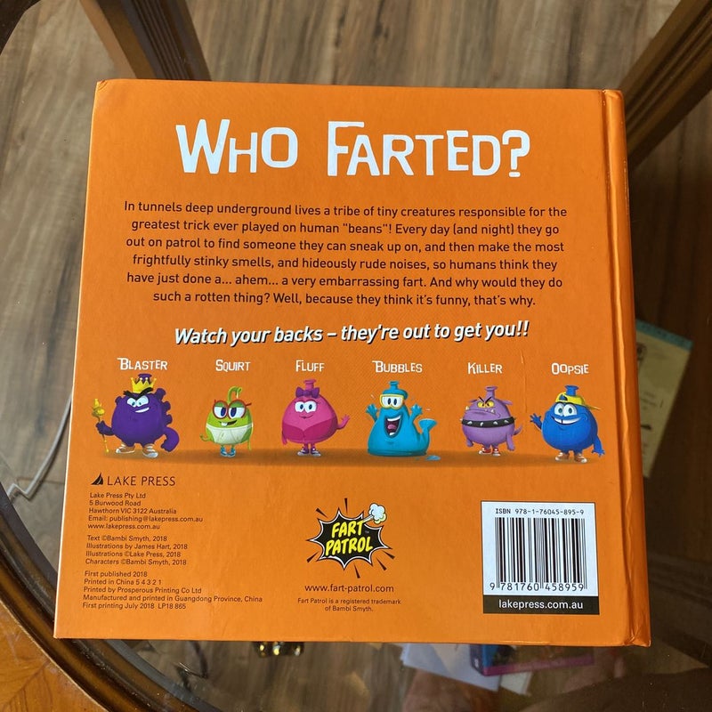 Fart patrol, who farted?