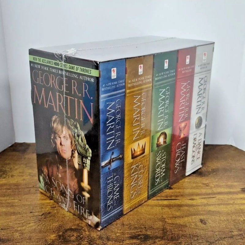 A Game of Thrones by George R. R. Martin, 5-Book Boxed Set, A Song of Ice & Fire