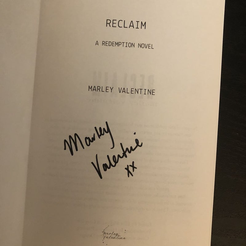 Reclaim—Signed 