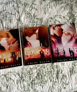 Binding 13/Keeping 13/Redeeming 6 OUT OF PRINT COVERS- willing to sell separate for $50 each, just message me!