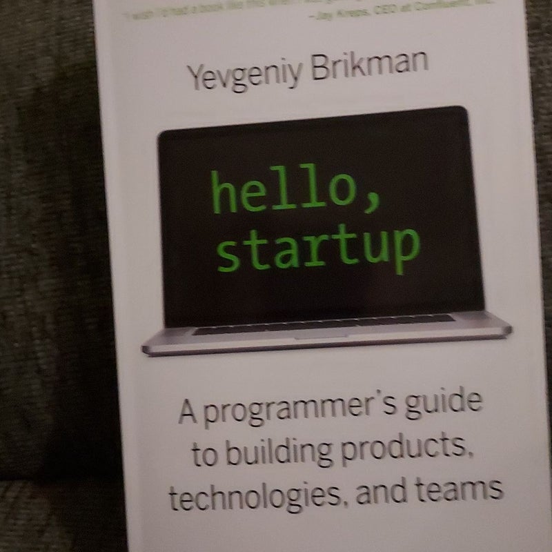 Hello, Startup