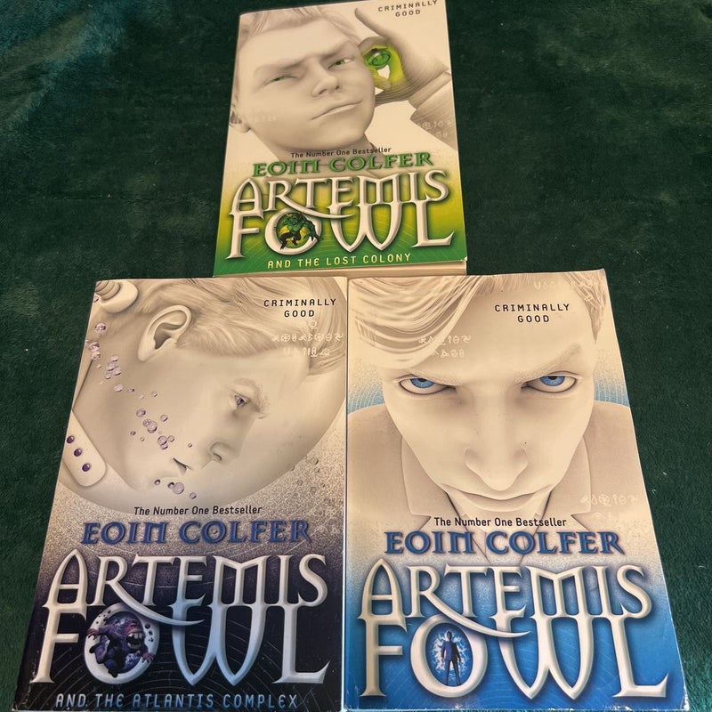 Artemis Fowl 3 book Bundle