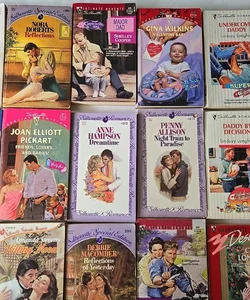 Silhouette Romance paperback vintage lot 21 good condition novels