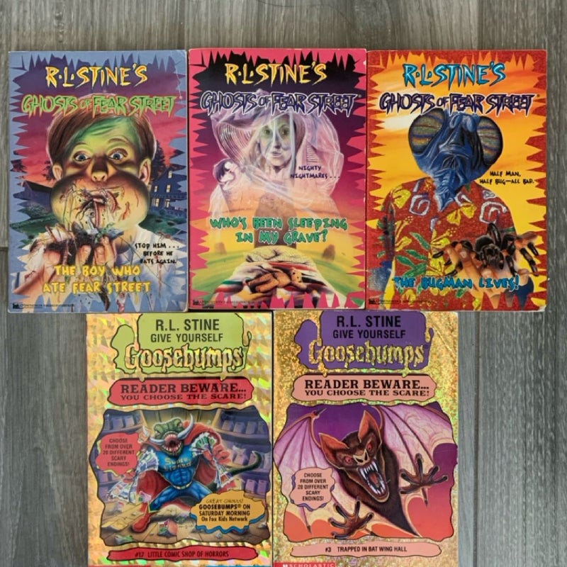 Vintage Goosebumps: Reader Beware, Ghosts Of Fear Street, 90s Teen Horror, R.L. Stine 