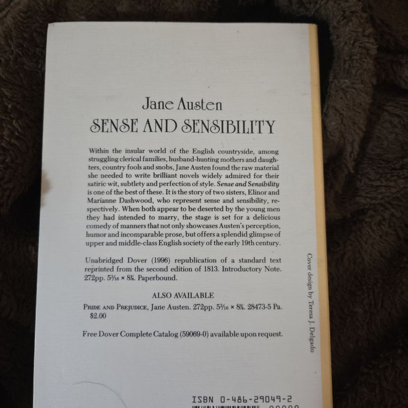 Sense and Sensibility 