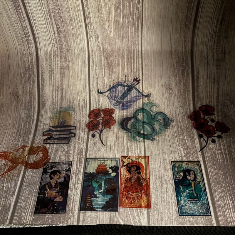 Poppy war sticker set Owlcrate