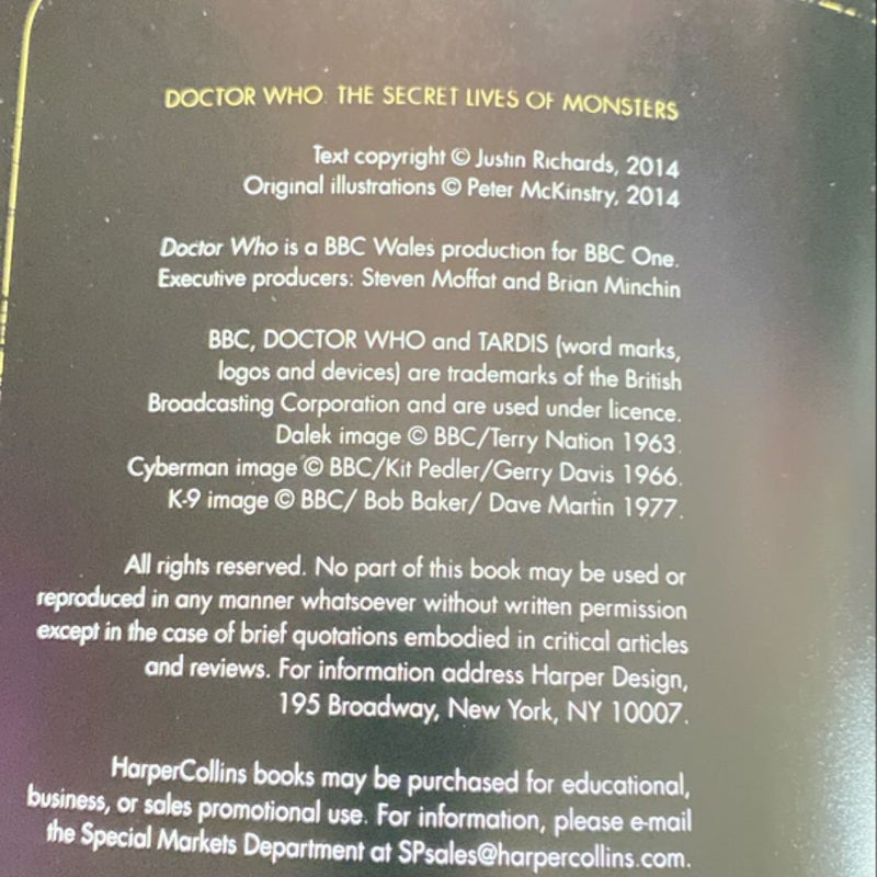 Doctor Who: the Secret Lives of Monsters