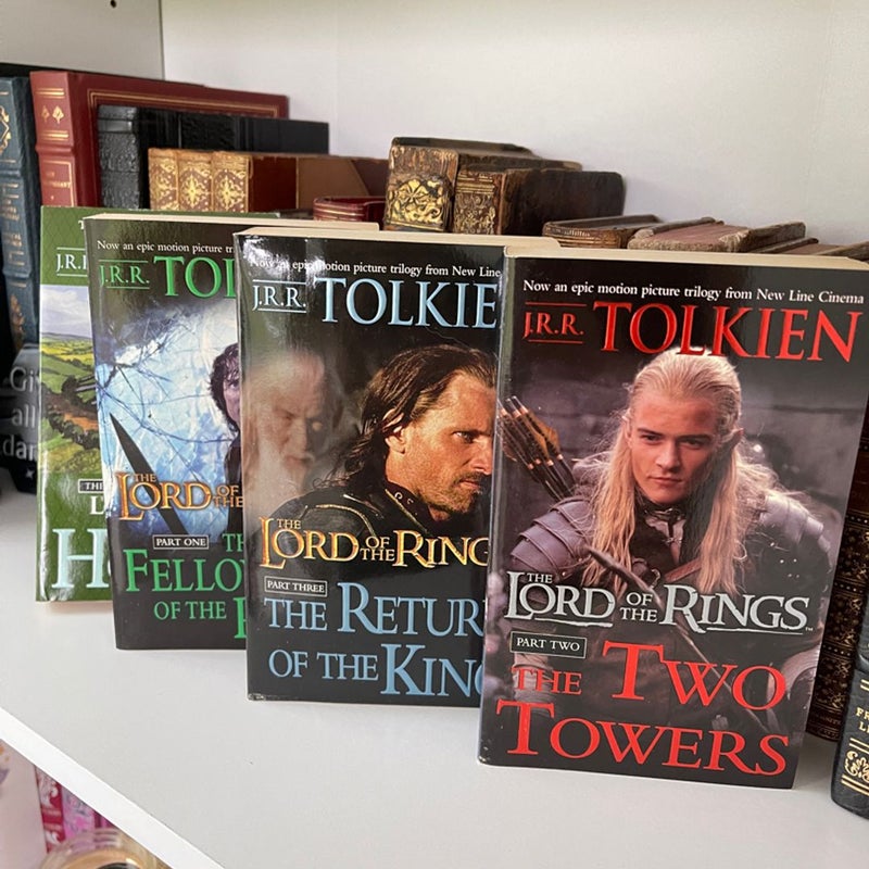  J.R.R. Tolkien The Lord of the Rings & The Hobbit 4-Book Box Set Legolas Aragorn