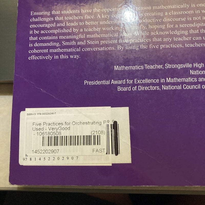 Five Practices for Orchestrating Productive Mathematics Discussions