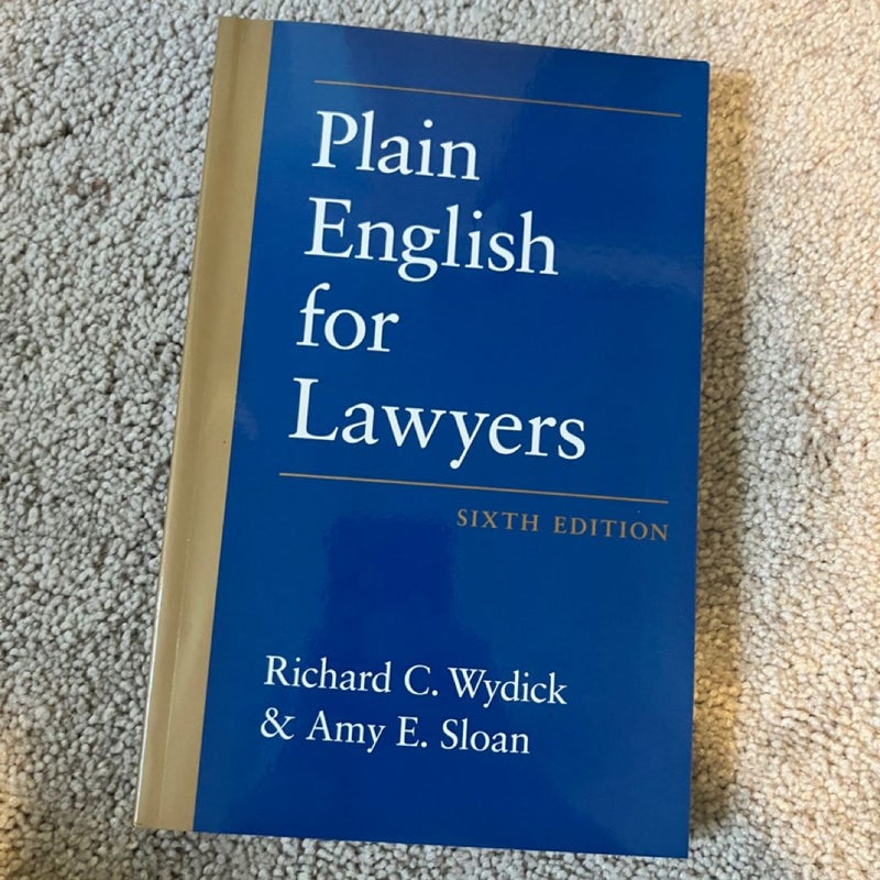 Plain English for Lawyers