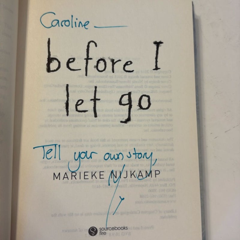 Before I Let Go (1615)