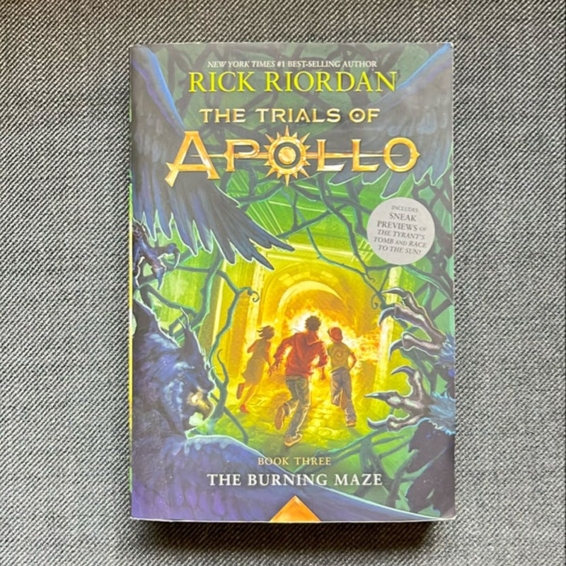 The Burning Maze (Trials of Apollo, the Book Three)