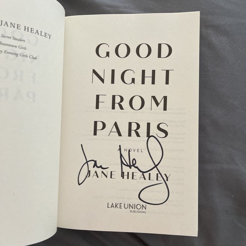 Goodnight from Paris (signed)