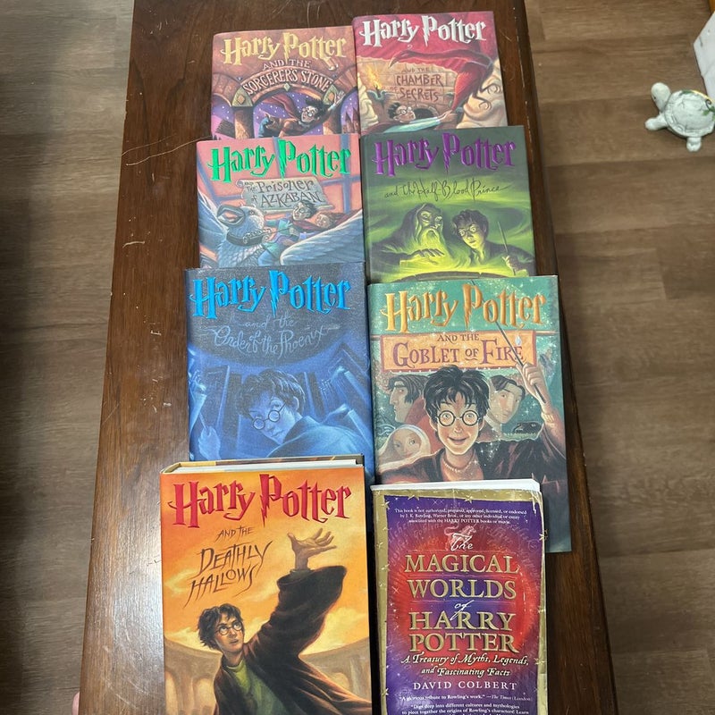 Harry Potter Hardcover series (all 1st editions except for 1) 