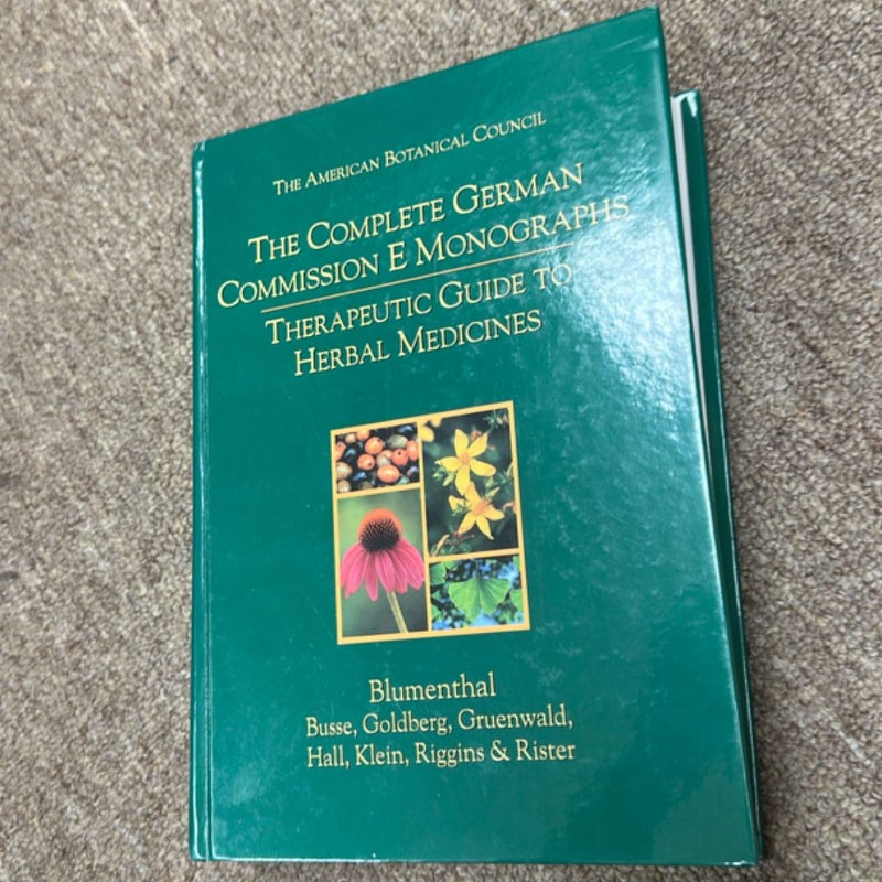 The Complete German Commission E Monographs