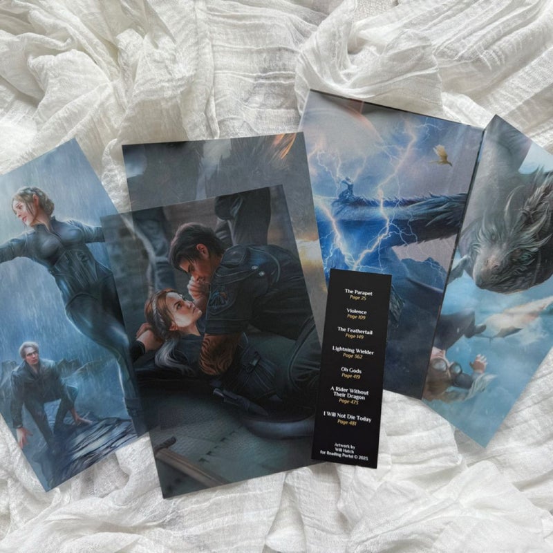 Fourth Wing & Iron Flame US HARDBACK Overlays