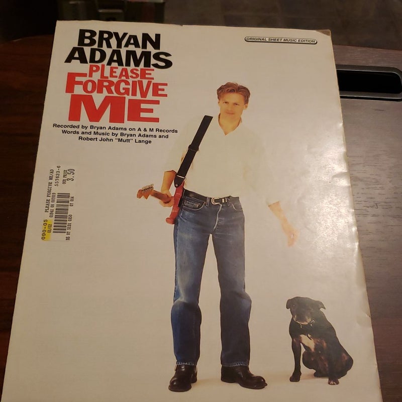 Bryan Adams Please Forgive Me Sheet Music