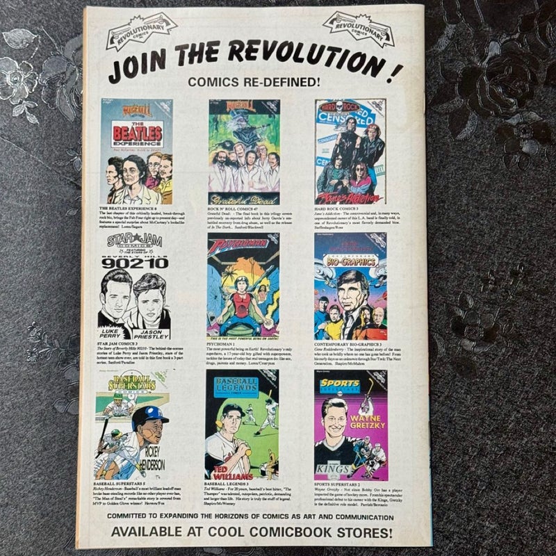 Contemporary Bio-Graphics # 3 May 1992 Gene Roddenberry Revolutionary Comics