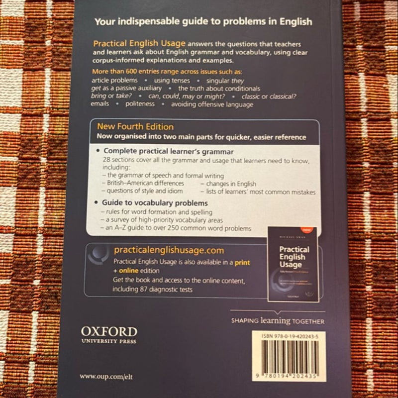 Practical English Usage, 4th Edition Paperback