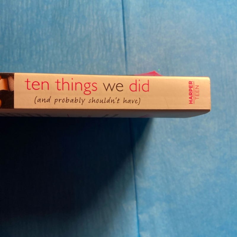 Ten Things We Did OOP First Printing