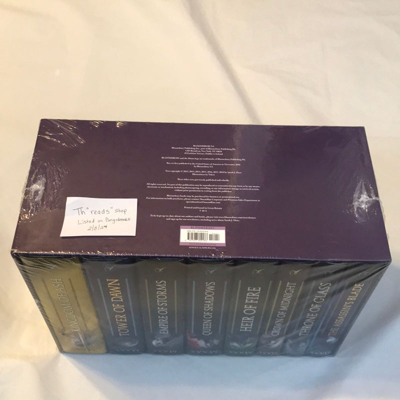 Throne of Glass Factory Sealed Hardcover OOP Box Set