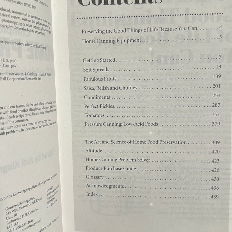 Ball Complete Book of Home Preserving