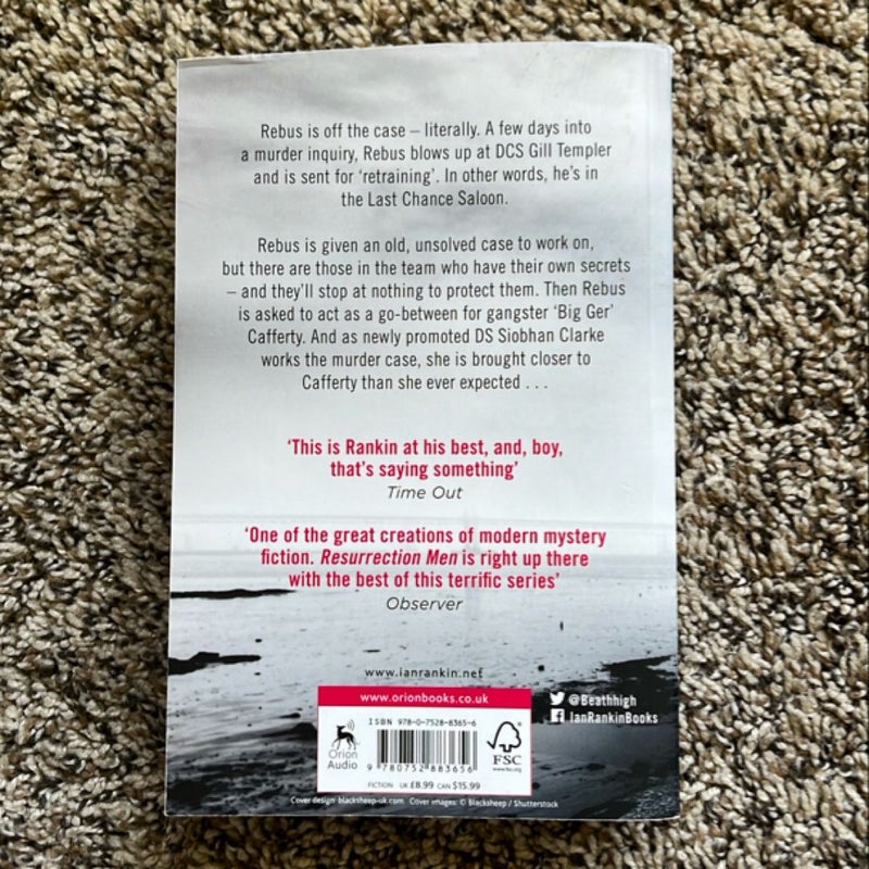Resurrection Men (British edition)