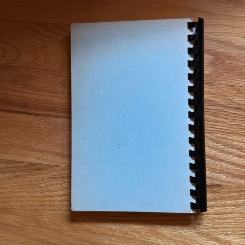 Cook Book for One
