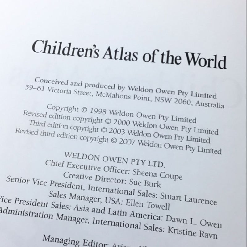 Children's Atlas of the World