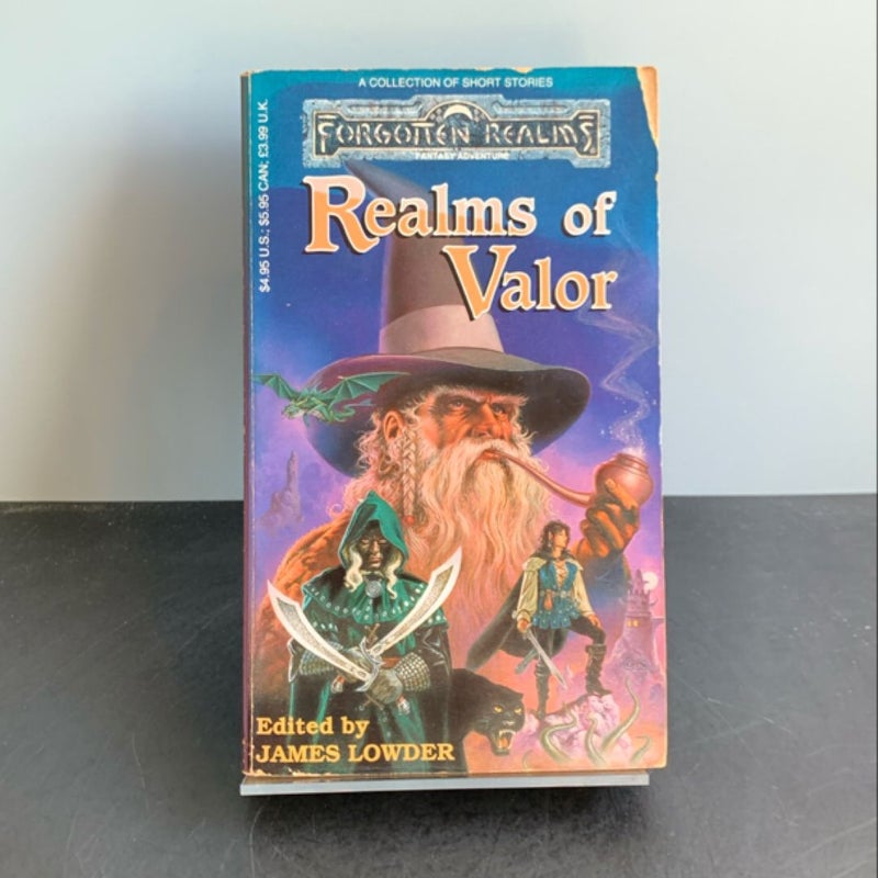 Realms of Valor, Forgotten Realms Anthology, First Edition, First Printing