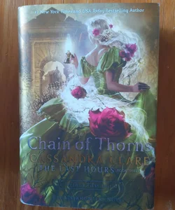 Chain of Thorns SIGNED Reversible dust jacket 